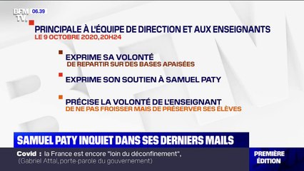 Download Video: Conflans-Sainte-Honorine: dans ses derniers mails, Samuel Paty faisait part de son inquiétude