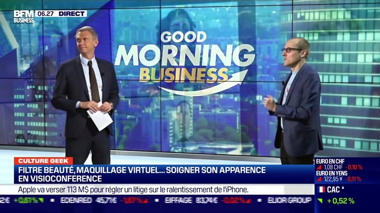 Culture Geek : Filtre beauté, maquillage virtuel... soigner son apparence en visioconférence par Anthony Morel - 19/11