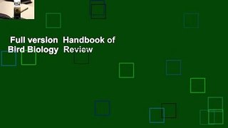 Full version  Handbook of Bird Biology  Review