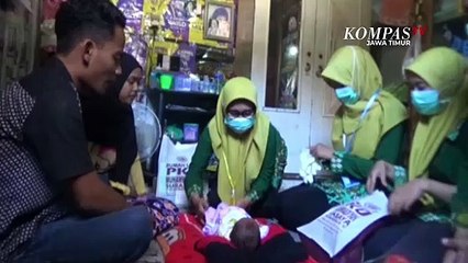 Tim Kesehatan Periksa Kondisi Bayi Lahir di Pasar Pabean