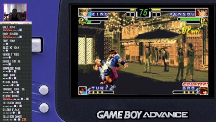 (GBA) King of Fighters EX Neo Blood - 08 - Single Play - King - Very Hard