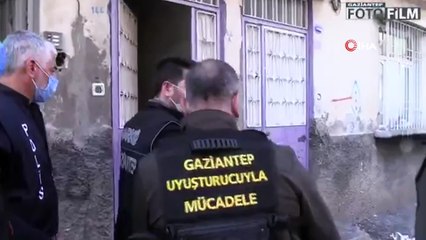 Gaziantep'te uyuşturucu operasyonu: 32 gözaltı