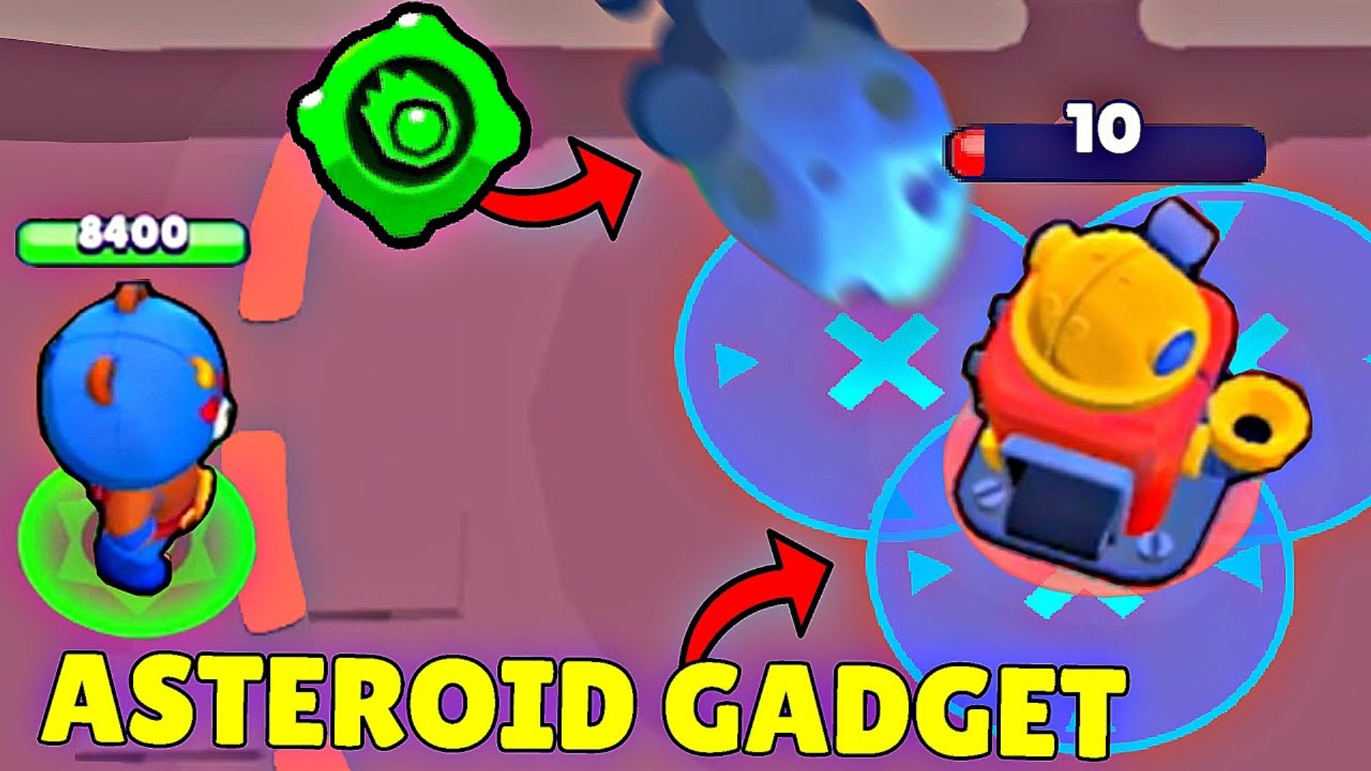 NEW- ASTEROID GADGET IN Brawl Stars! Wins & Fails #209 - video Dailymotion