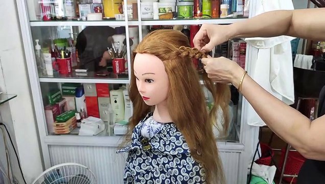 Tết Tóc Dài Xõa Đẹp! Kiểu Tóc Kết Băng Đô Kết Hợp Với Kẹp Tóc Dành Cho Bạn Gái Du Xuân! Kiểu tóc 82