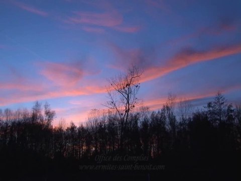 Relief de France les Monastères Office des Complies à l’ermitage Saint-Bède film by JC Guerguy