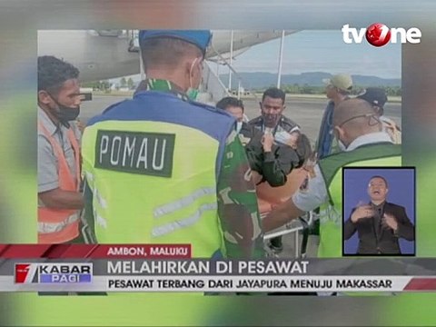 Ibu Hamil Melahirkan dalam Pesawat