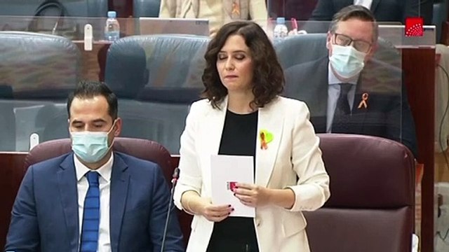 Isabel Díaz Ayuso, a Isa Serra (Podemos): Si estoy donde estoy es por mi trabajo, no como ocurre en su partido