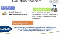 Le ministre Tchadien de l'économie, M. Tahir présente le financement reliant le Cameroun et le Tchad