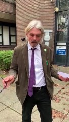 Uckfield XR activist speaks outside court