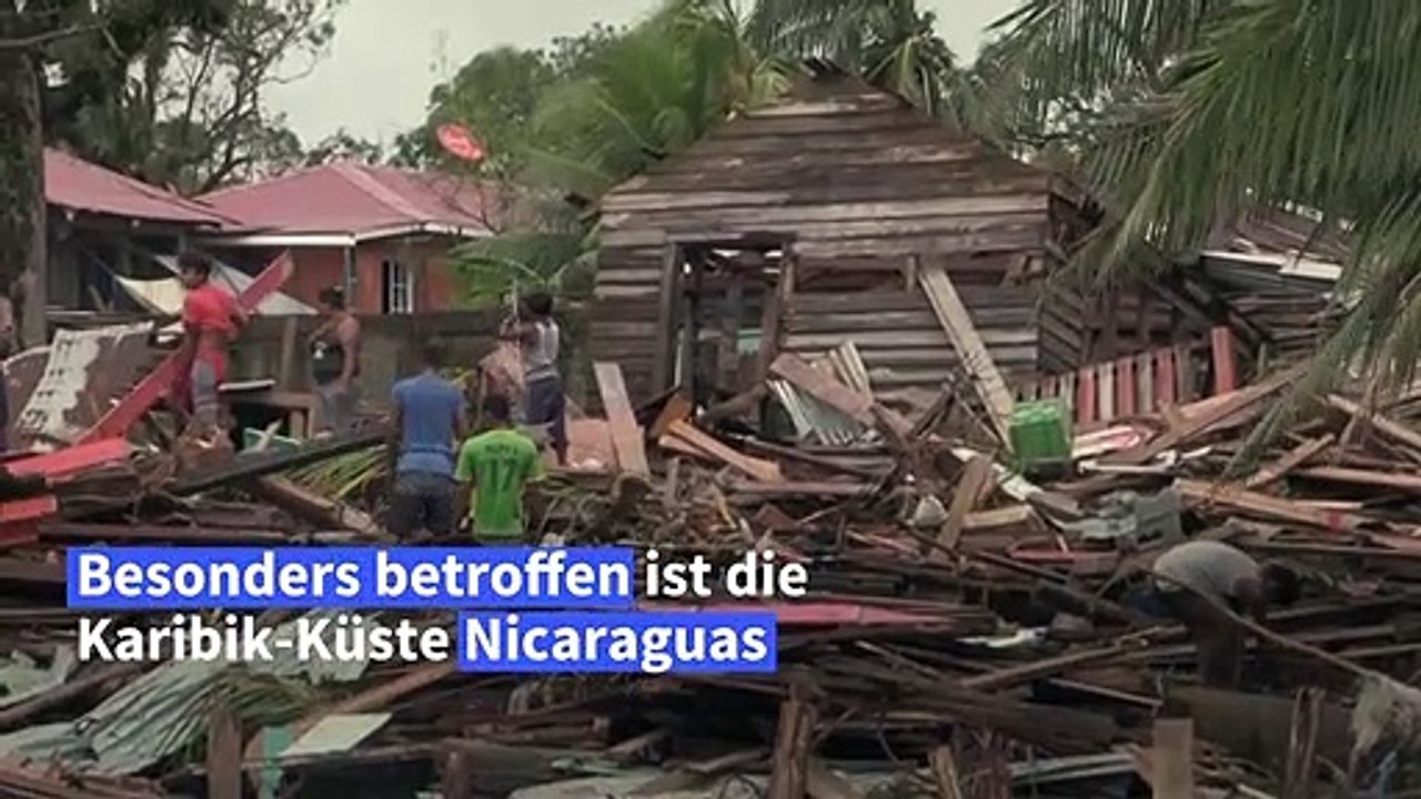 Hurrikan 'Iota' wütet in Mittelamerika