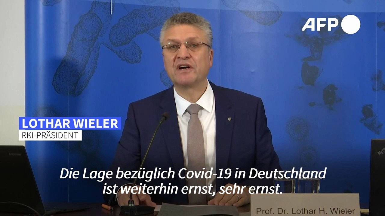 RKI-Chef: Corona-Fallzahlen 'immer noch viel zu hoch'