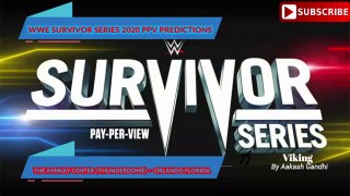 WWE Survivor Series 2020 PPV Predictions
