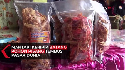 Mantap! Keripik Batang Pohon Pisang Tembus Pasar Dunia