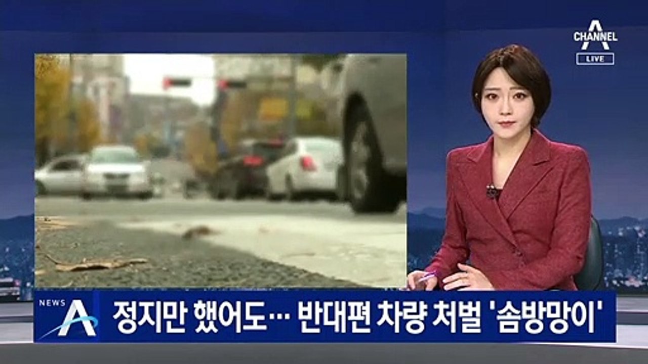 횡단보도 정지만 했어도…반대편 차량 처벌 ‘솜방망이’