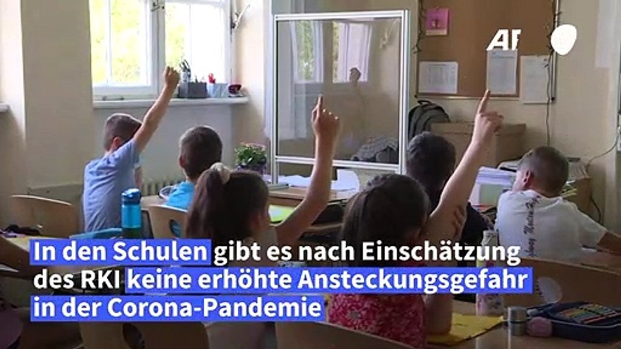 RKI: Corona-Lage an Schulen ist kontrollierbar