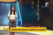 Casi linchan a ladrón en San Martín de Porres