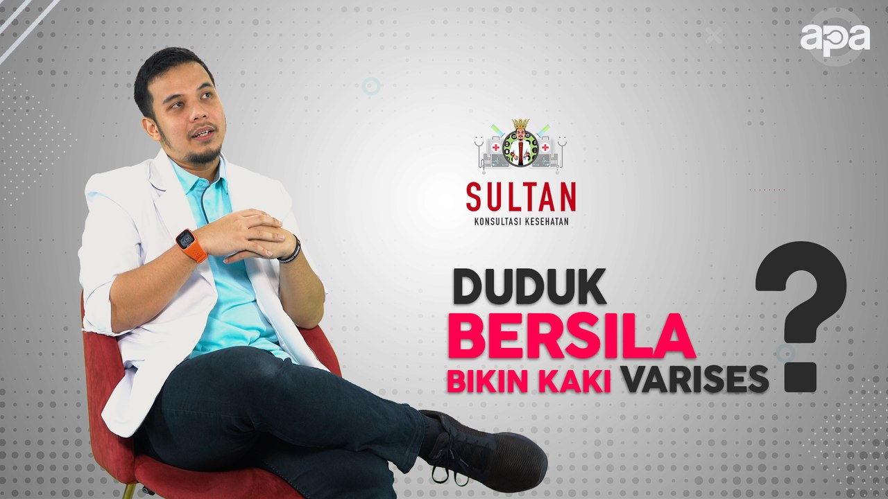 Apa iya duduk bersila bikin kaki varises