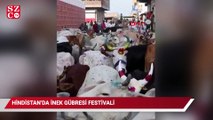 Hindistan'da inek gübresi festivali