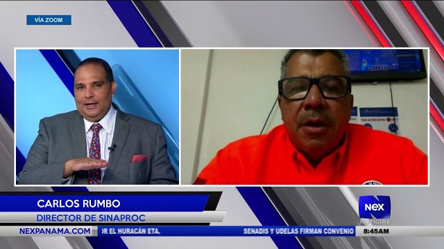 Entrevista al Dir. de Sinaproc Carlos Rumbo, sobre la situación del clima en Panamá - Nex Noticias
