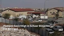 Pompeo besucht israelische Siedlung im Westjordanland