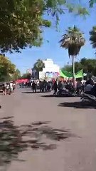 Movilización en Resistencia para pedir la renuncia de Gustavo Olivello