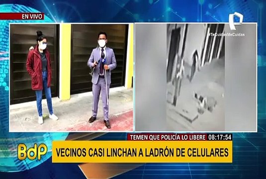 Casi linchan a ladrón en San Martín de Porres