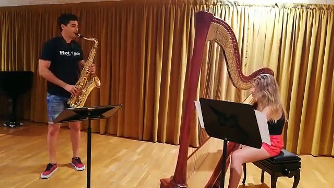 La Vie en Rose - Èdith Piaf (Tenor Sax & Harp cover) Vicent Bas