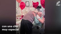 Tras varios meses separados el reencuentro de estos abuelitos derrite corazones