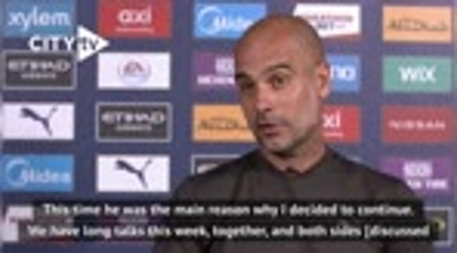 Guardiola looking to complete 'unfinished business' at City after signing new contract