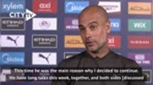 Guardiola looking to complete 'unfinished business' at City after signing new contract