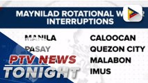 Maynilad announces water interruptions in NCR, other areas