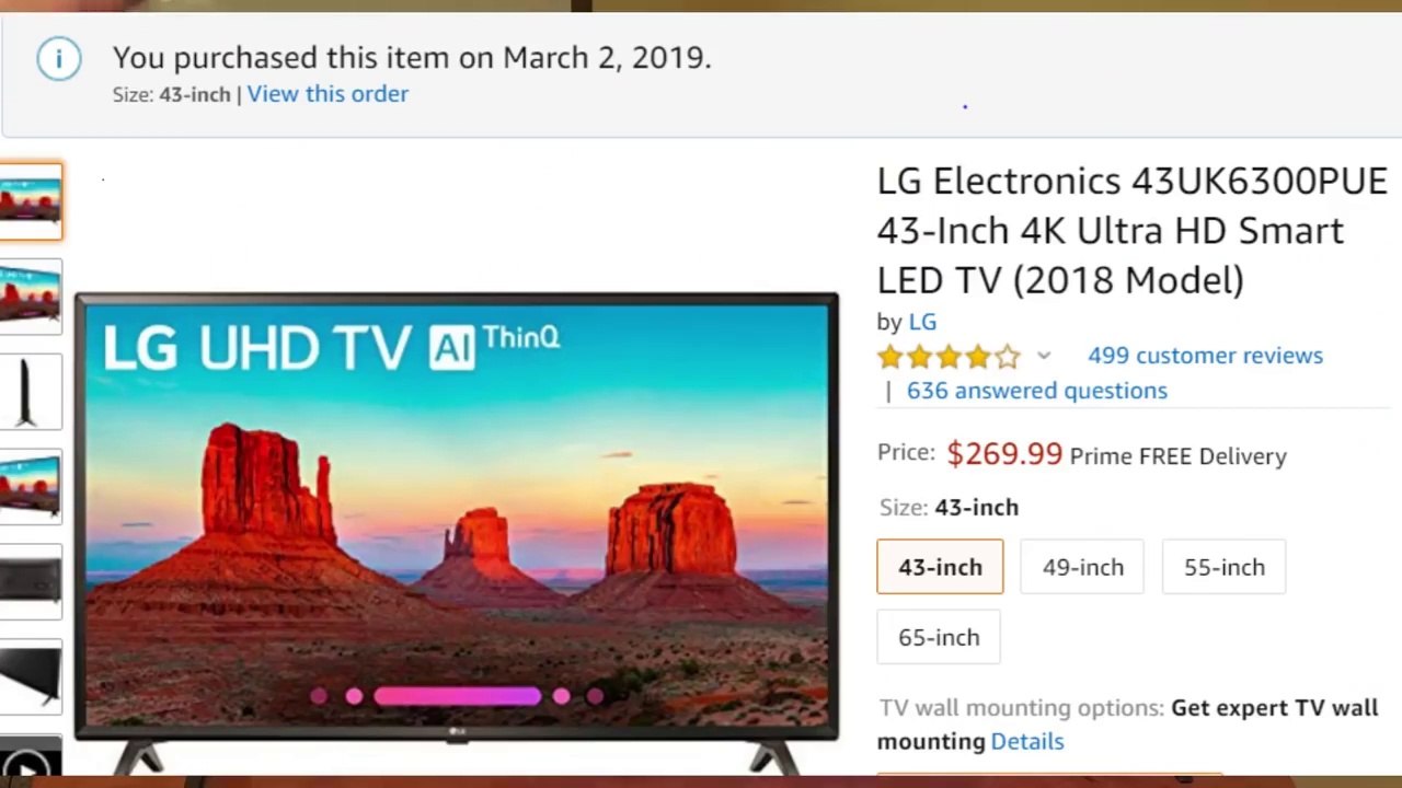 LG 4K Ultra HD Smart LED TV (UK6300) - Best Bang 4 the Buck & Why (2018 Model)