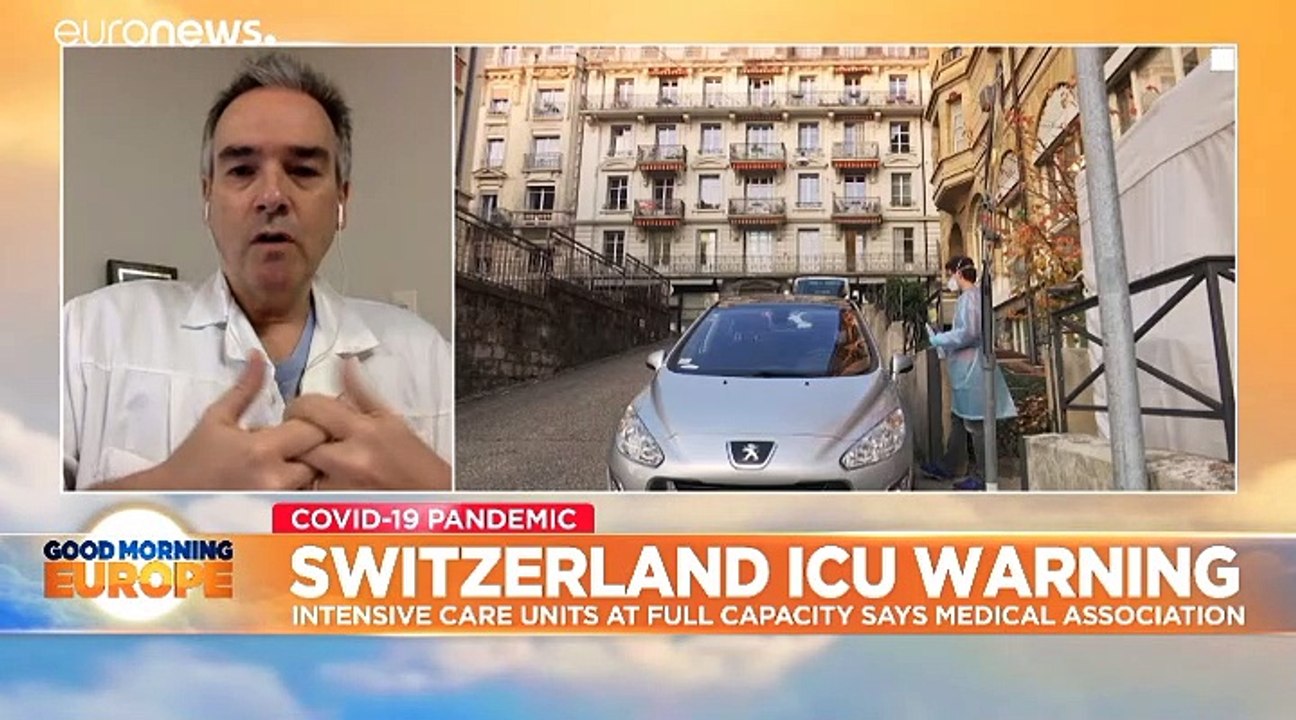 Intensive Care Units in Switzerland 'at capacity' because of COVID-19 pandemic