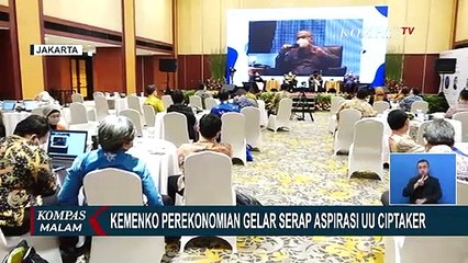 Tải video: Kemenko Perekonomian Gelar Diskusi untuk Serap Aspirasi UU Cipta Kerja