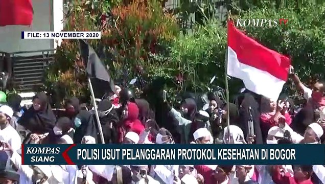 Pelanggaran Protokol Kesehatan Kerumunan Rizieq Shihab di Bogor Diusut Polisi