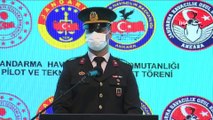 Bakan Soylu Jandarma Pilot ve Teknisyen Temel Kursları Mezuniyet Töreni’ne katıldı