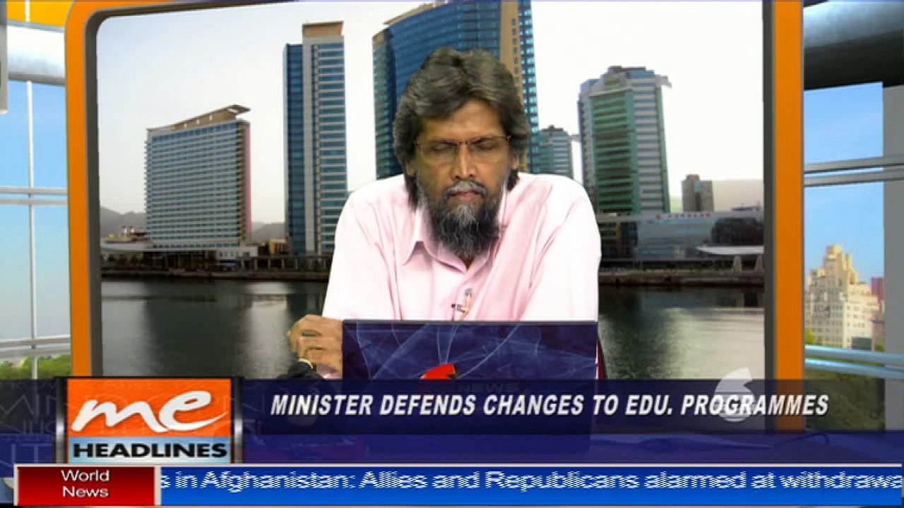 5 - Min. defends changes to Education programme [1 of 2]