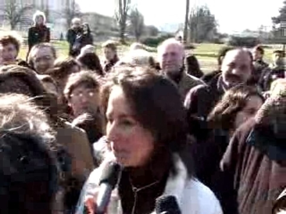 Ségolène Royal à Pontoise Avec Didier Peyrat