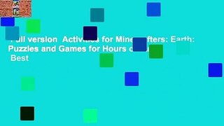 Full version  Activities for Minecrafters: Earth: Puzzles and Games for Hours of Fun!  Best