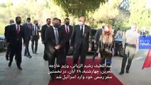 وزیر خارجه بحرین و رئیس‌ جمهوری اسرائیل به سلامتی پادشاه و مردم بحرین گیلاس آب سر کشیدند