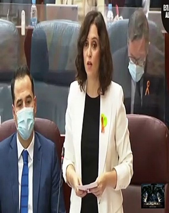 AYUSO ridiculiza los ascensos maritales de PODEMOS