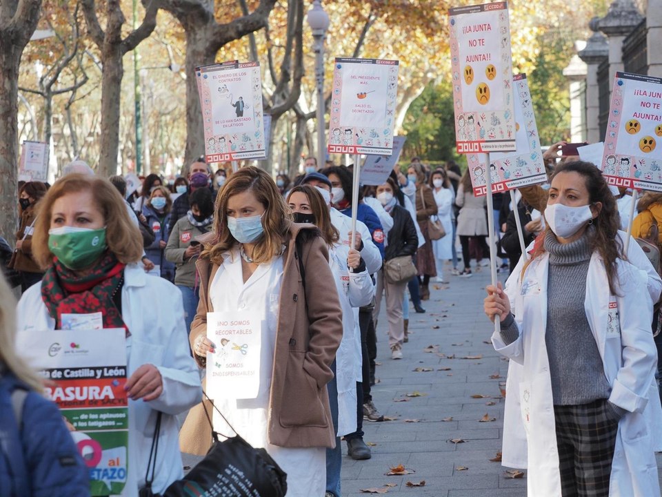 Sanitarios de Sacyl exigen que no se les "maltrate"