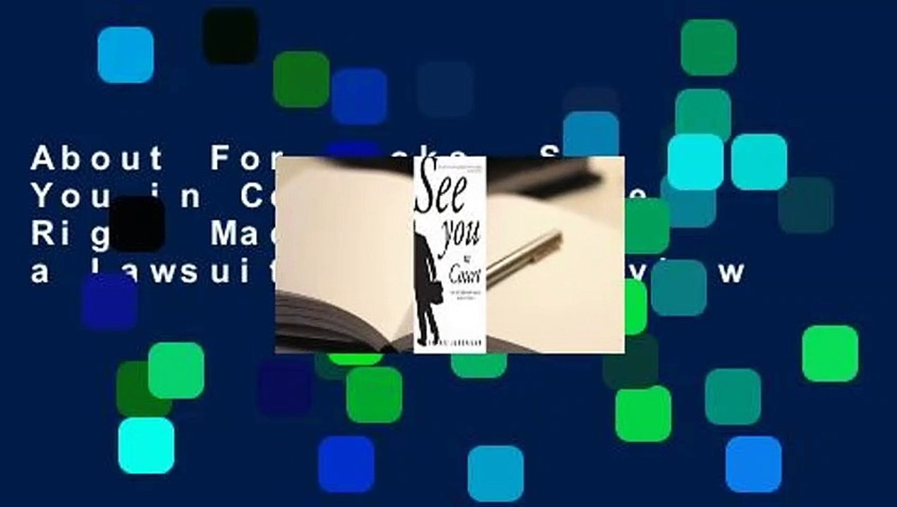 About For Books  See You in Court: How the Right Made America a Lawsuit Nation  Review