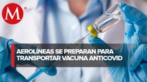 Alistan aviones fríos para llevar vacunas contra covid-19