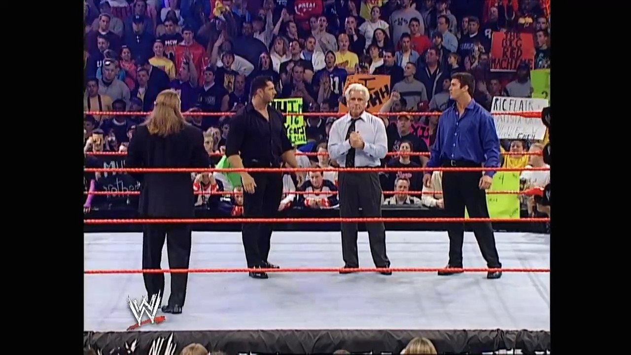 Evolution's WWE Debut Raw, Feb. 3, 2003