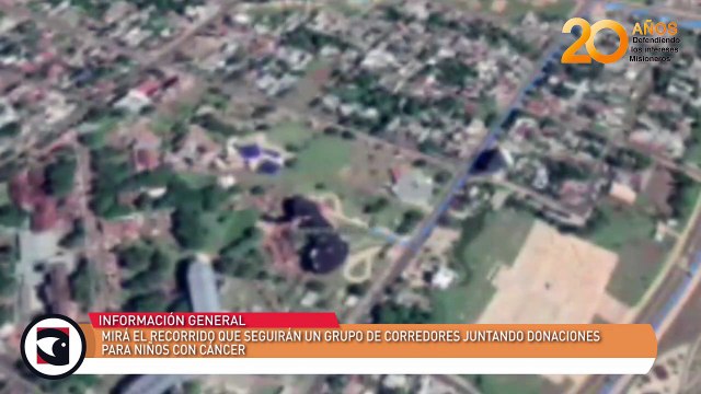 Mirá el recorrido que seguirán un grupo de corredores juntando donaciones para niños con cáncer