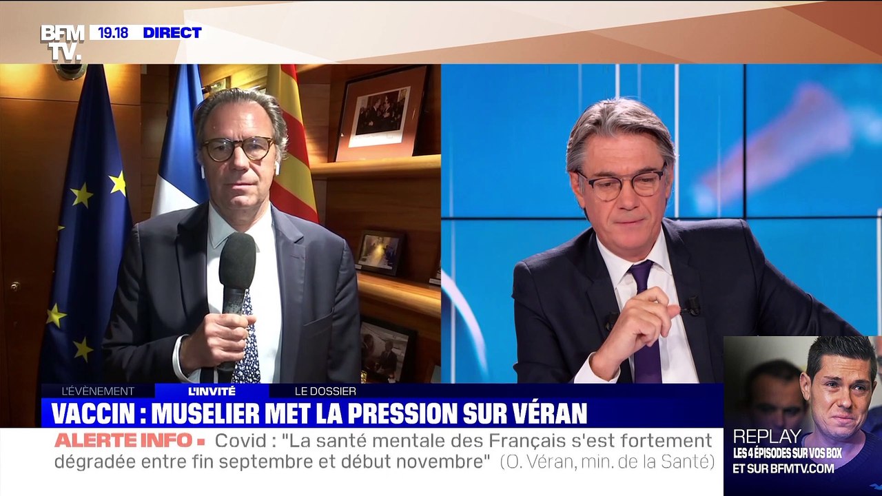Renaud Muselier: "Il faut que ça soit les régions qui organisent le déconfinement et la vaccination sur nos différents territoires" - 19/11
