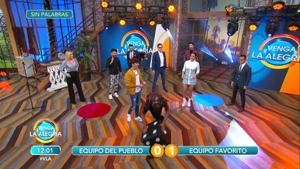 ¡El dado desempató el marcador de este jueves en el Sin Palabras! | Venga La Alegría