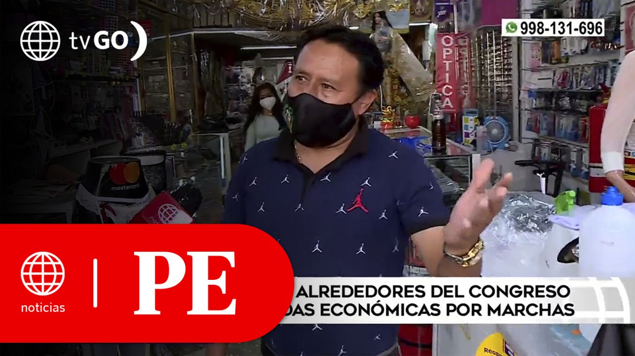 Comerciantes alrededor del Congreso sufrieron pérdidas económicas por marchas | Primera Edición