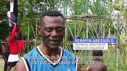 Glory days gone, Gabon's only circus fights for survival